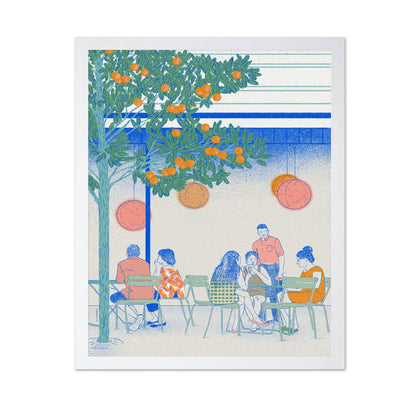 Cafe Under Orange Tree