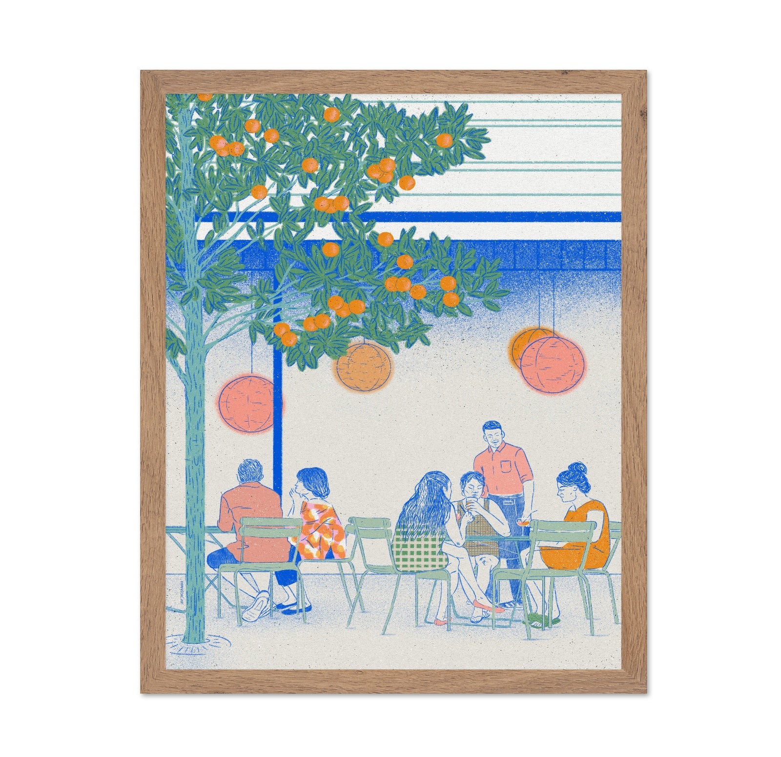 Cafe Under Orange Tree