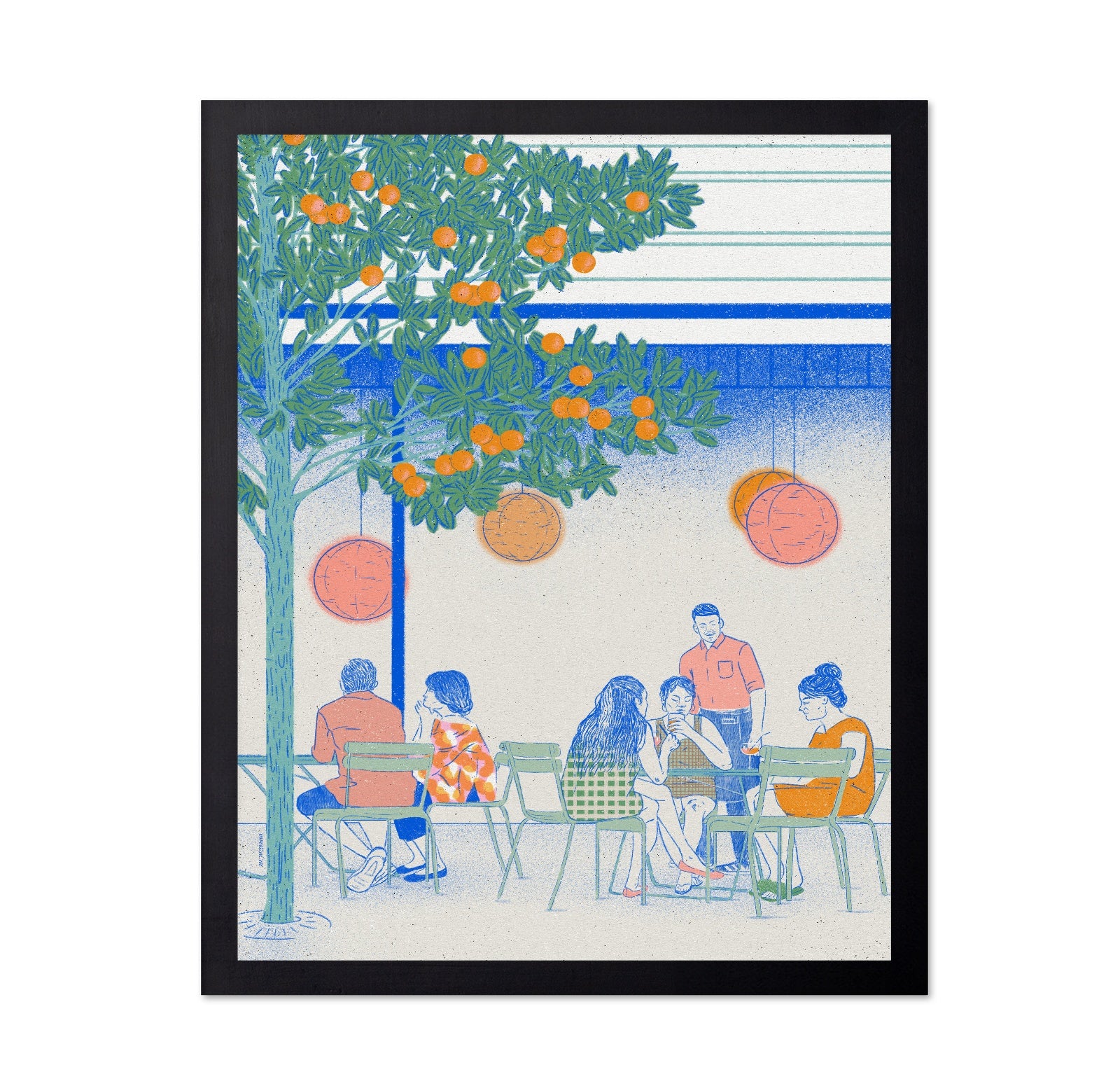 Cafe Under Orange Tree
