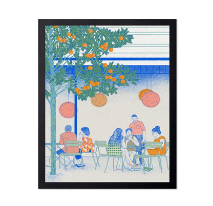 Cafe Under Orange Tree
