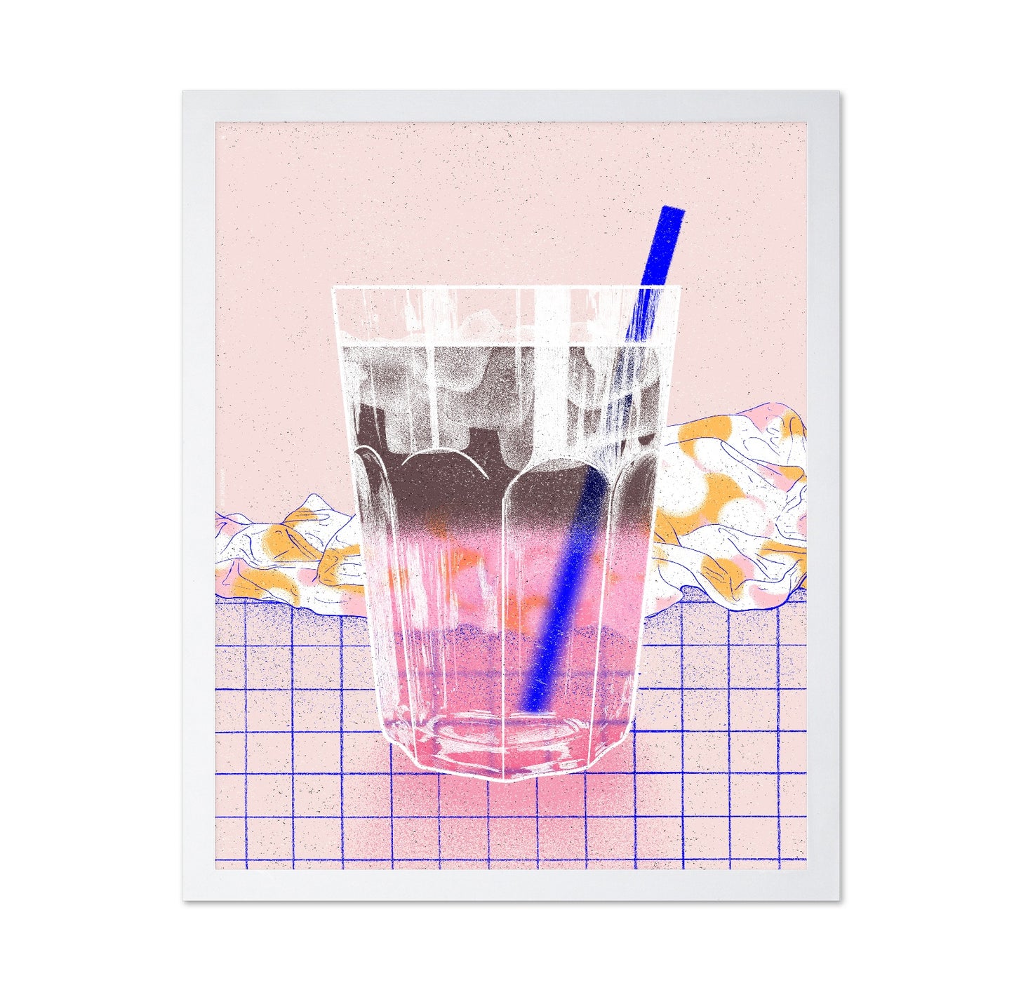 Pink Drink Glass