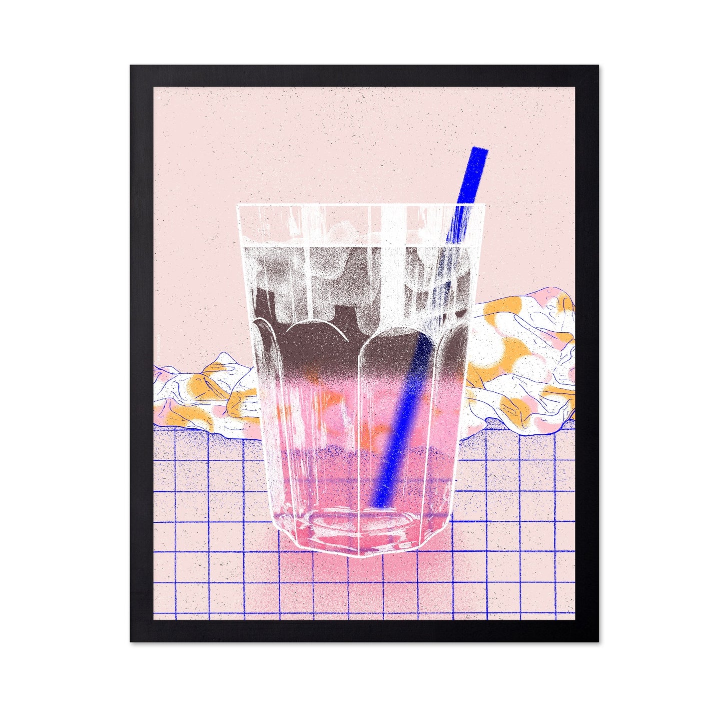 Pink Drink Glass