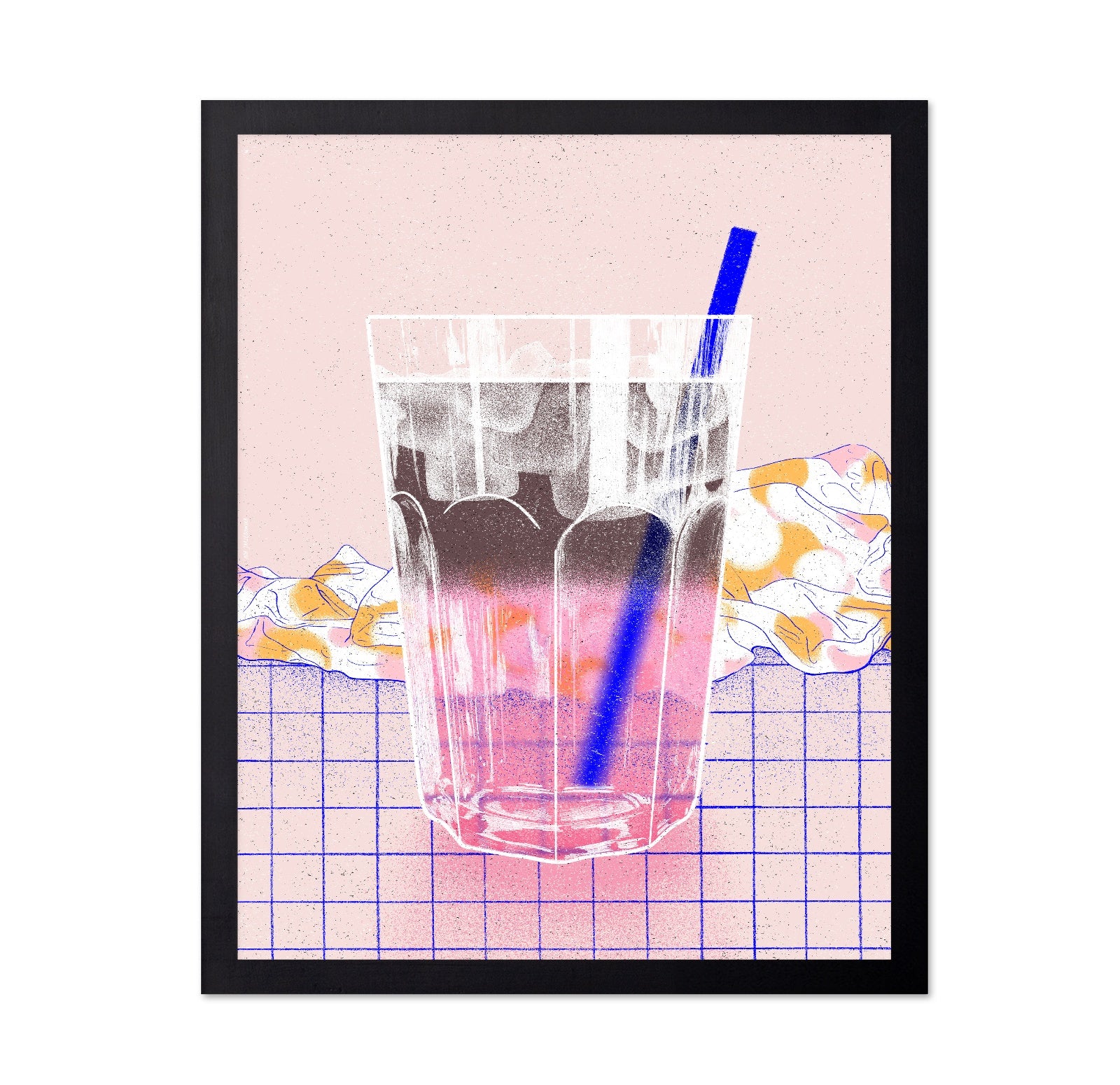 Pink Drink Glass