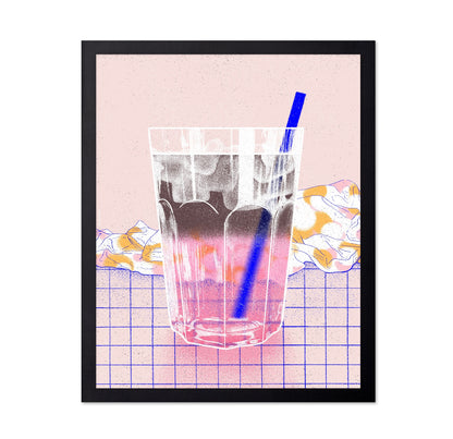 Pink Drink Glass