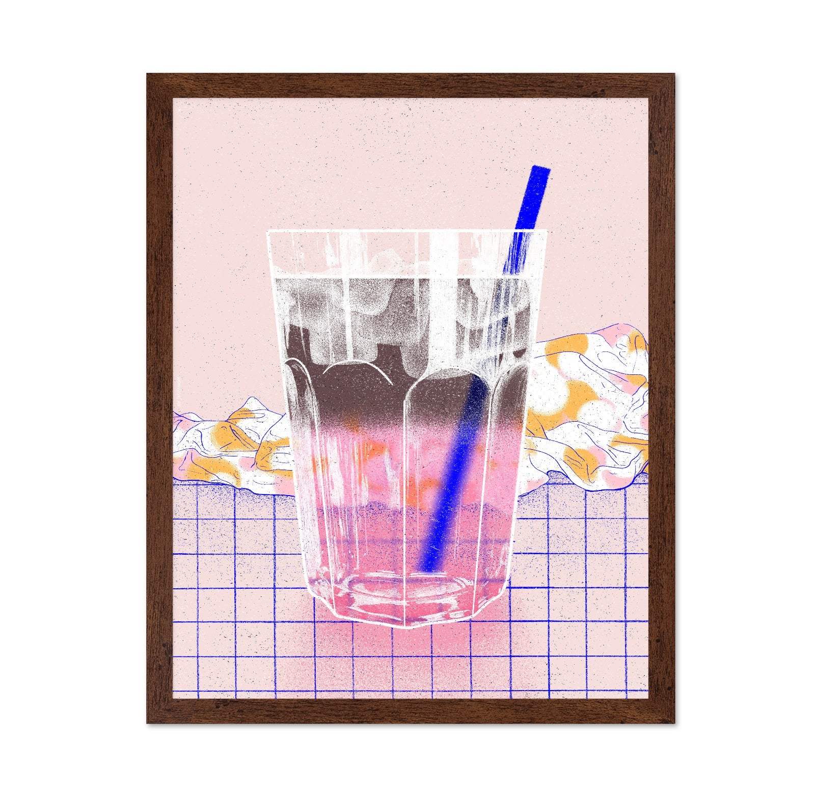 Pink Drink Glass