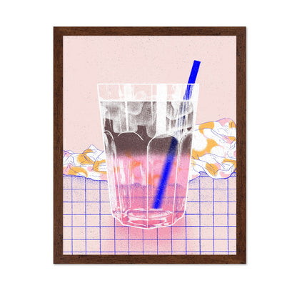 Pink Drink Glass