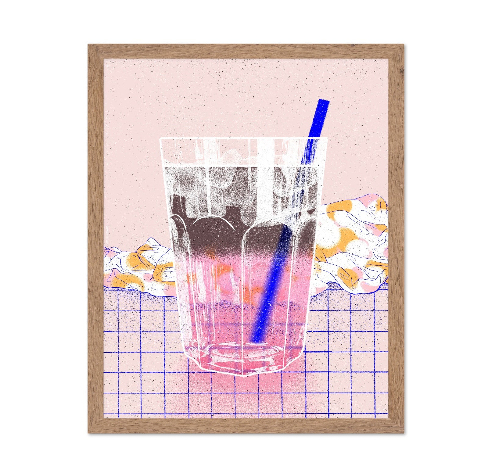 Pink Drink Glass