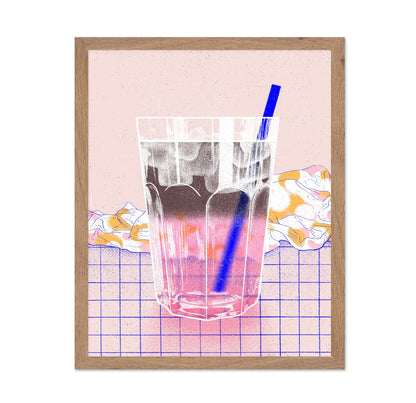 Pink Drink Glass