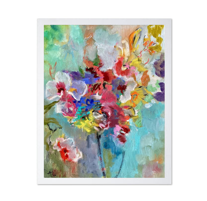 Colorful Flower Burst