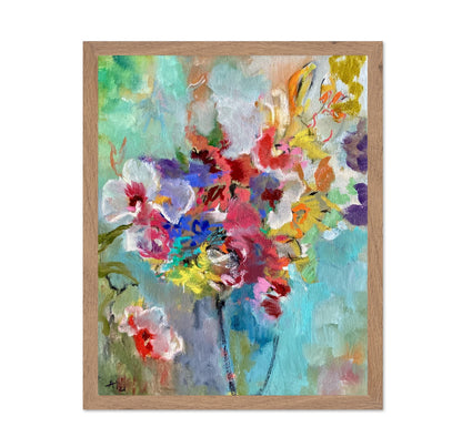 Colorful Flower Burst
