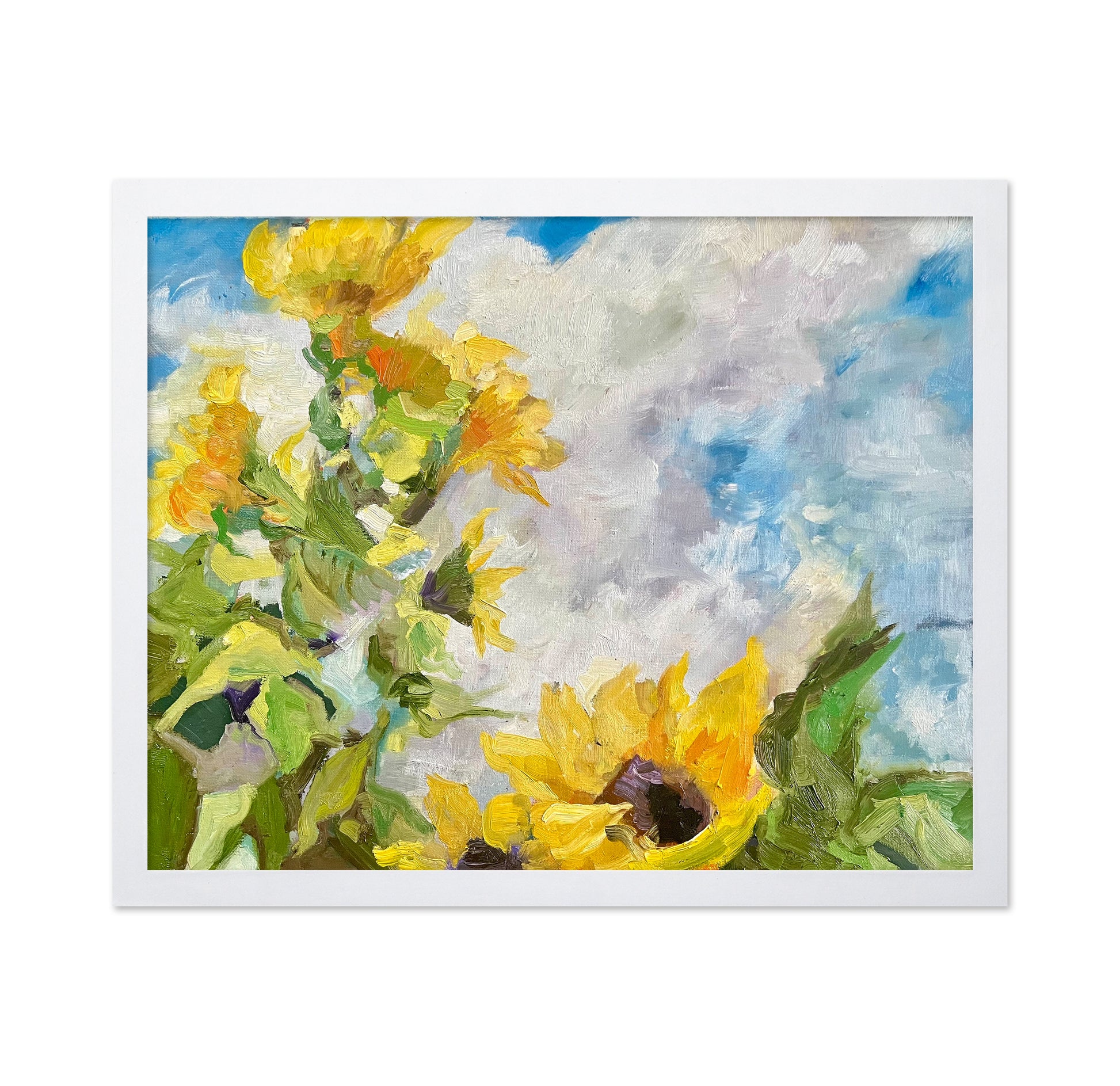 Bright Sunflower Sky