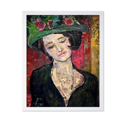 Vintage Floral Portrait No2