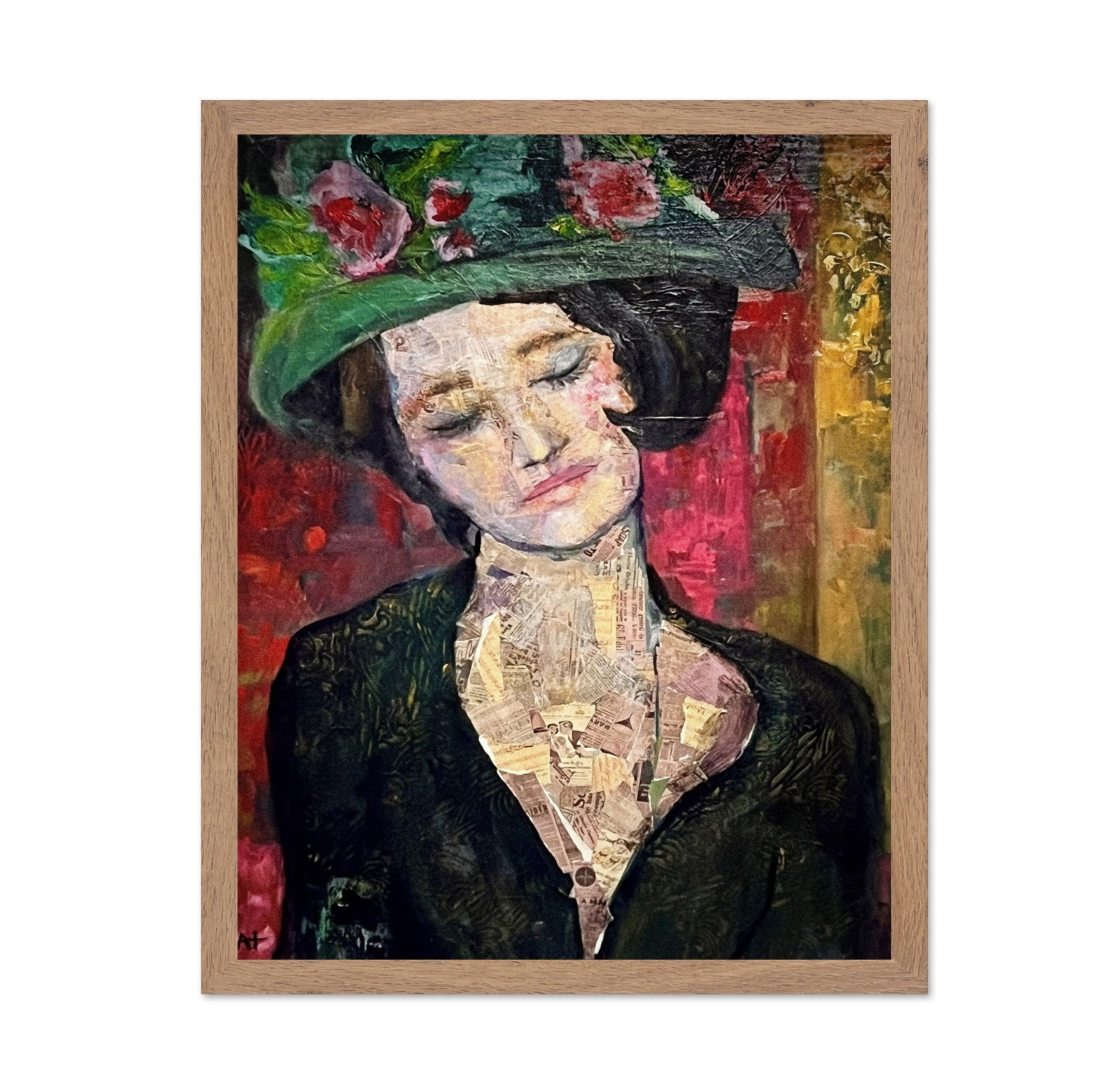 Vintage Floral Portrait No2