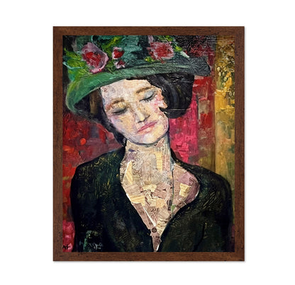 Vintage Floral Portrait No2