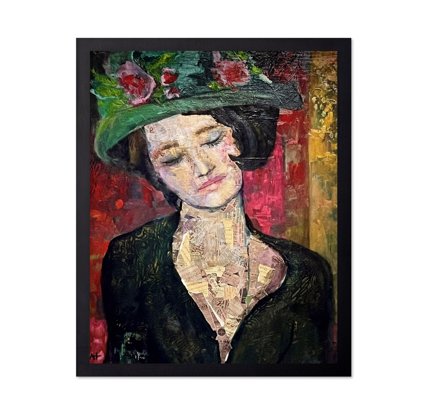 Vintage Floral Portrait No2