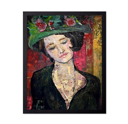 Vintage Floral Portrait No2