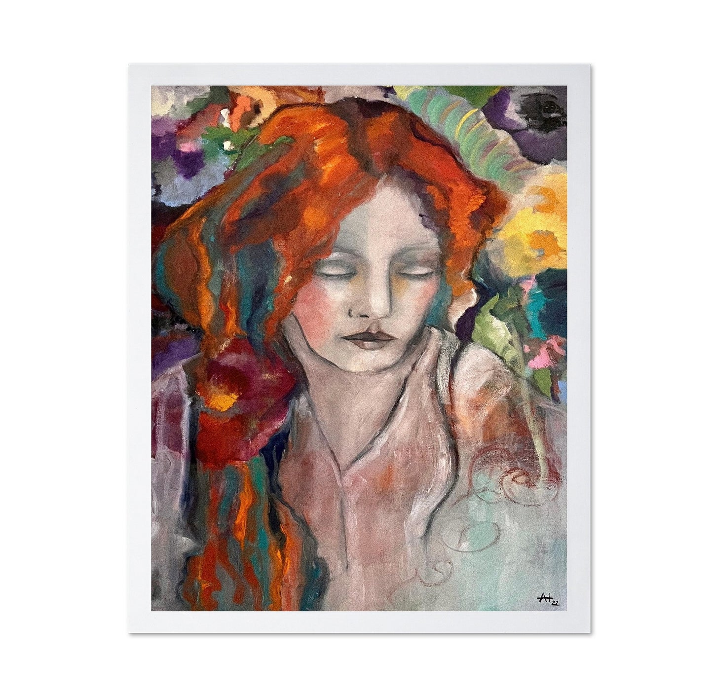 Serene Painted Muse