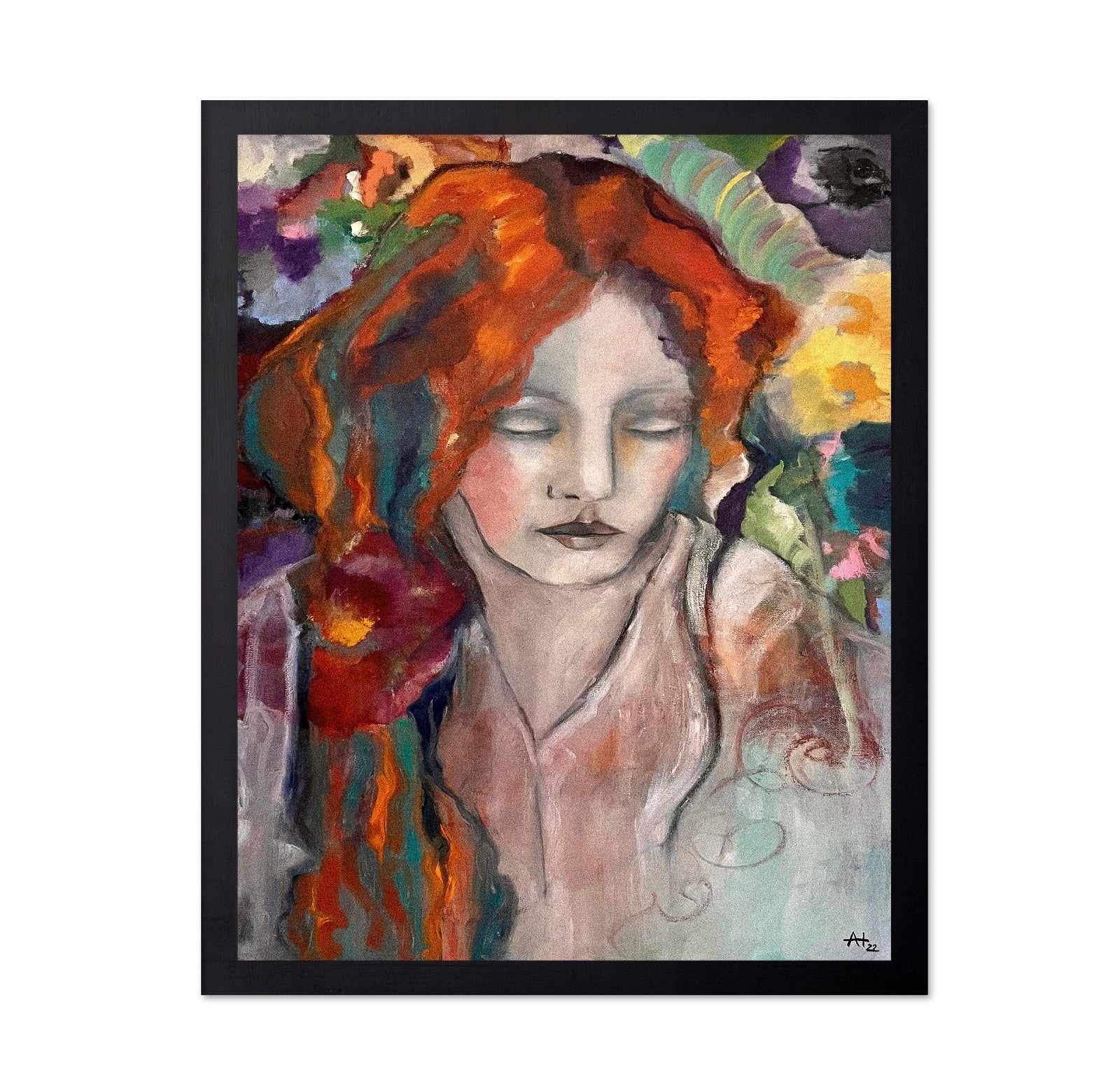 Serene Painted Muse