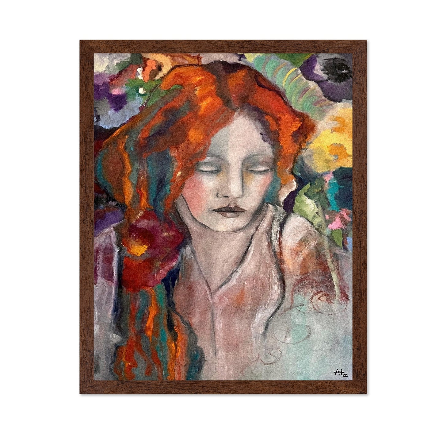 Serene Painted Muse