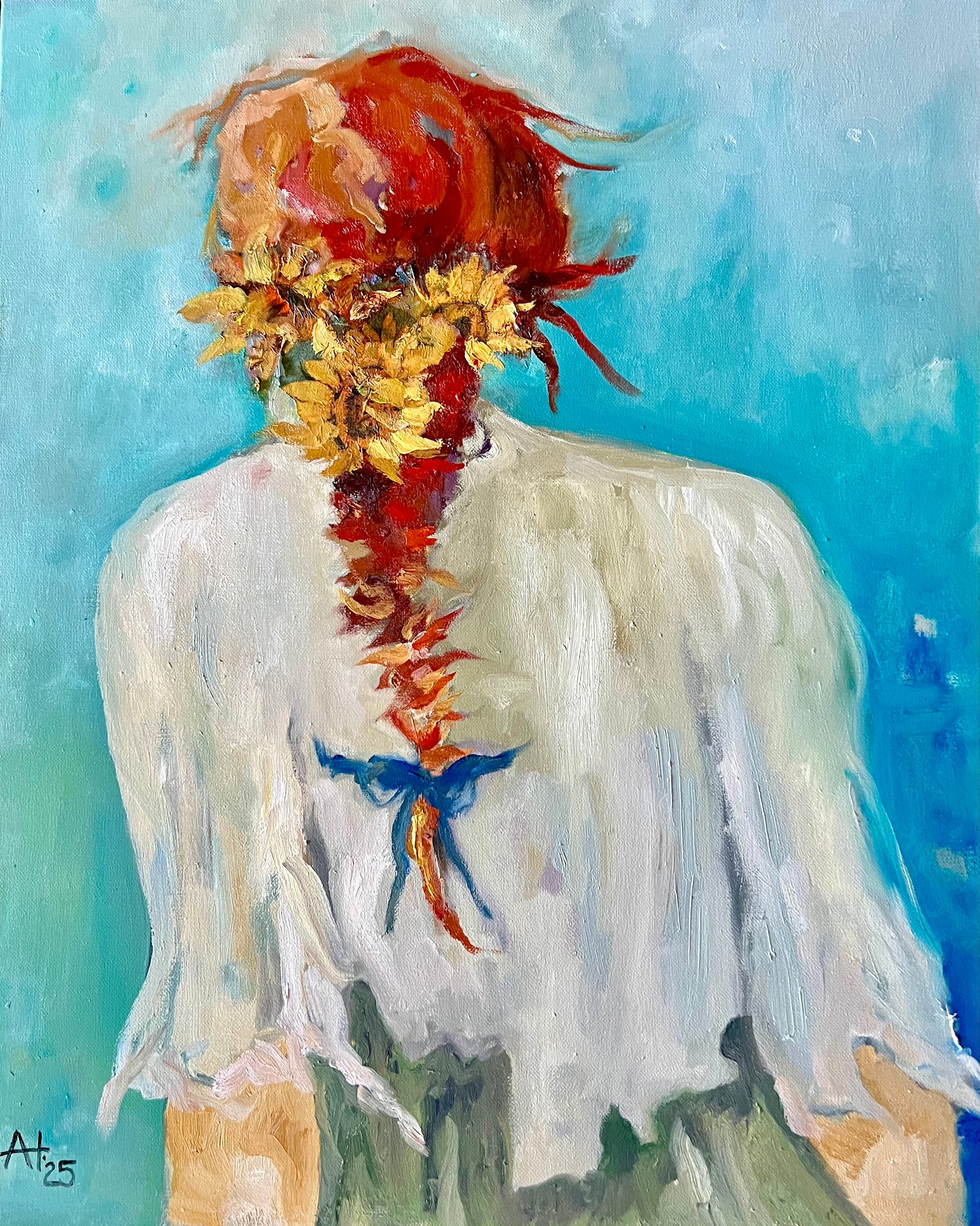 Floral Veil Portrait No2