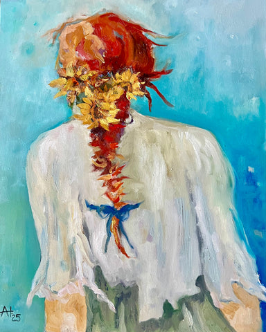 Floral Veil Portrait No2