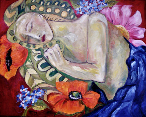 Resting Floral Muse