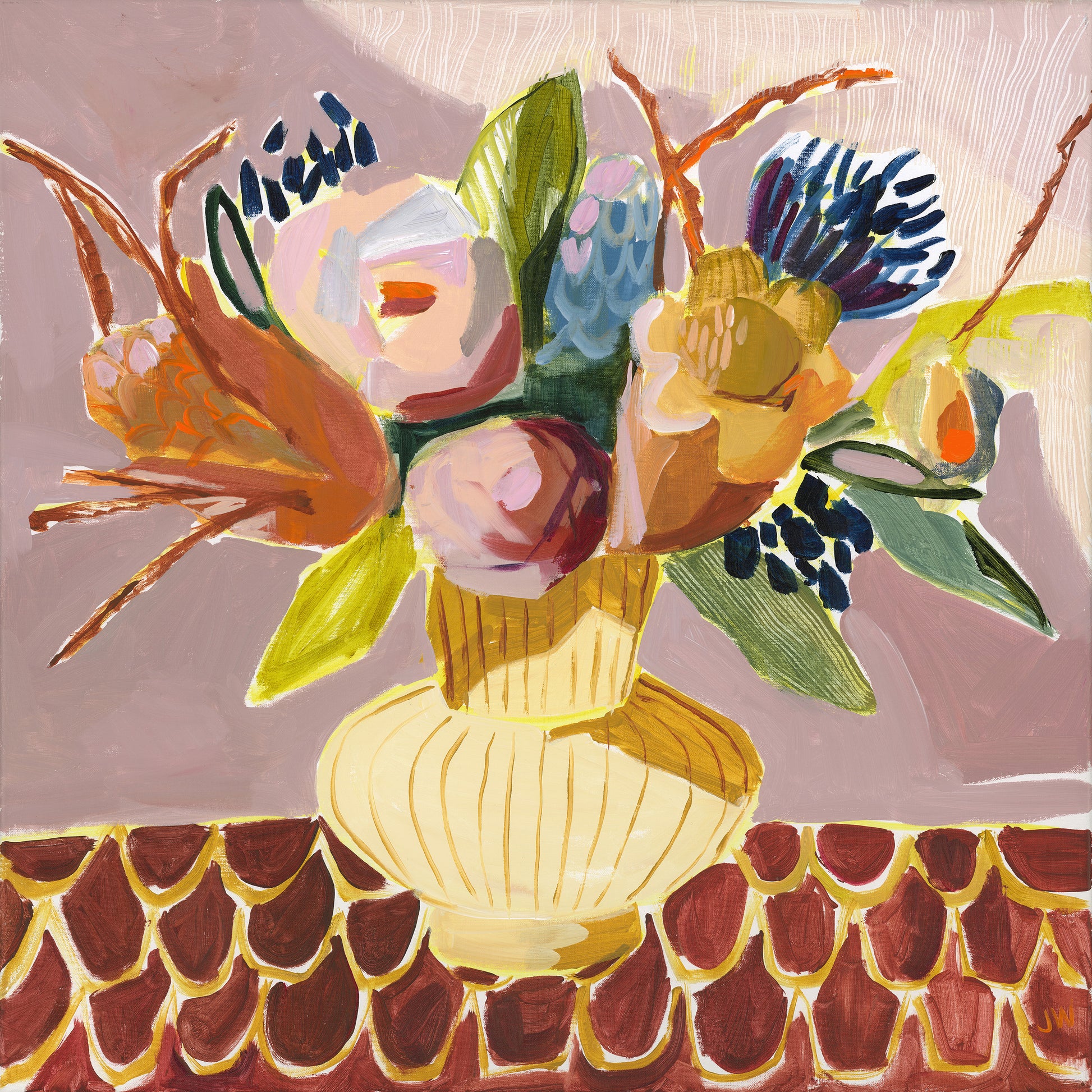 Modern Floral Vase No2