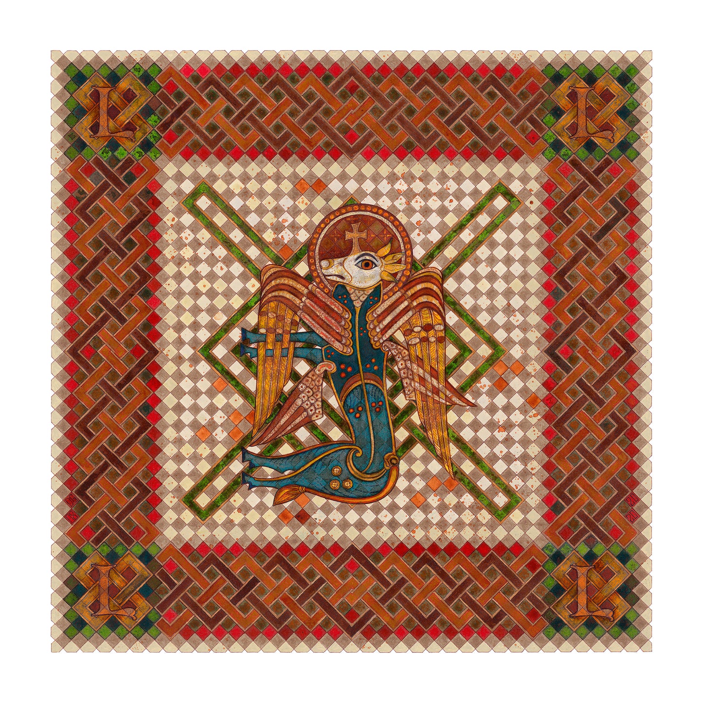 Medieval Winged Figure