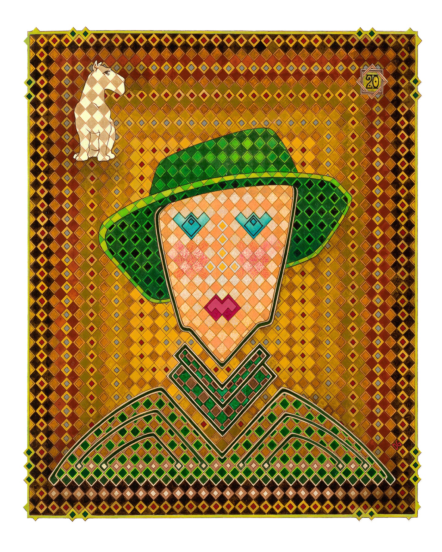 Geometric Lady Portrait