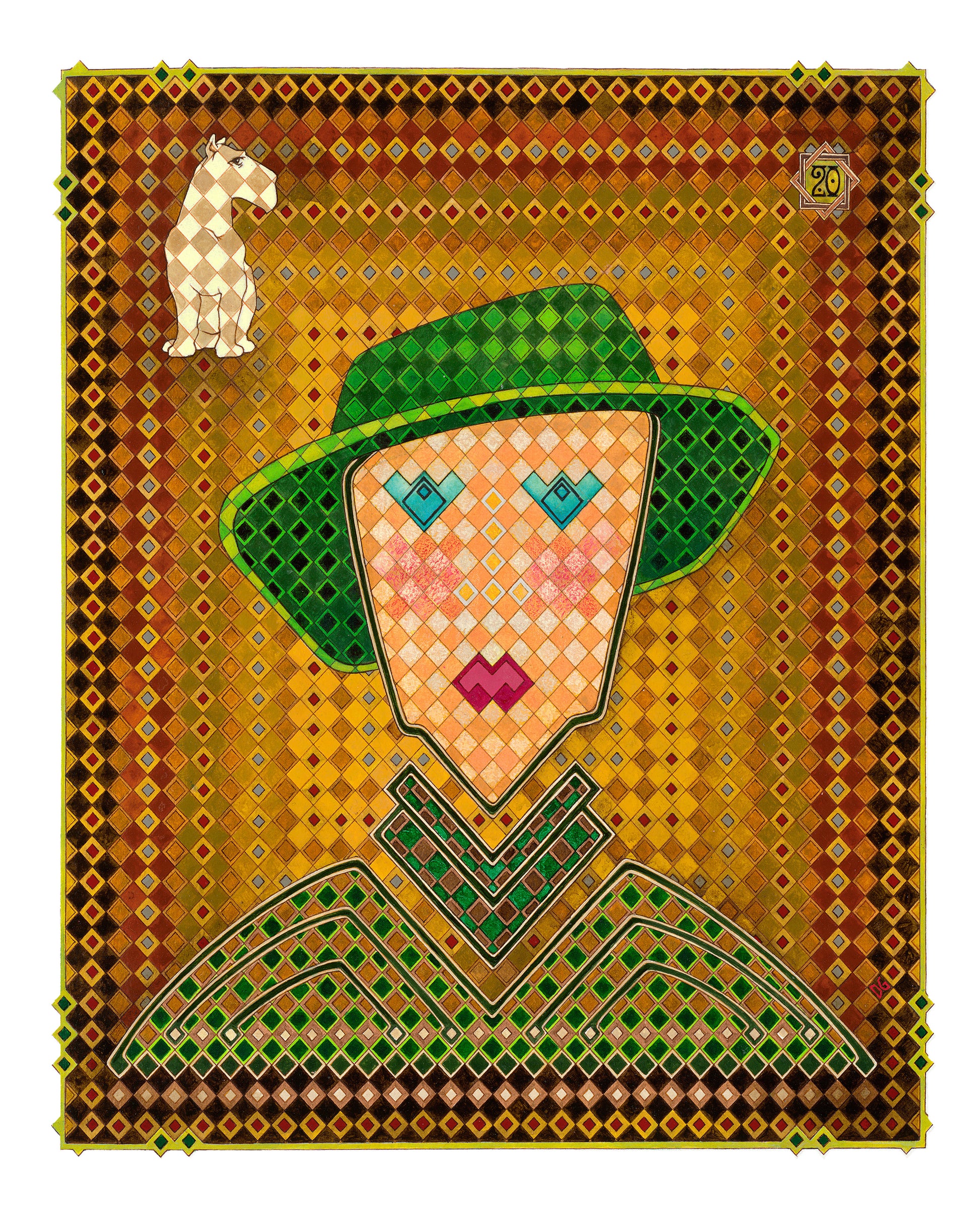 Geometric Lady Portrait