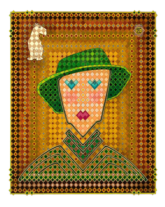 Geometric Lady Portrait