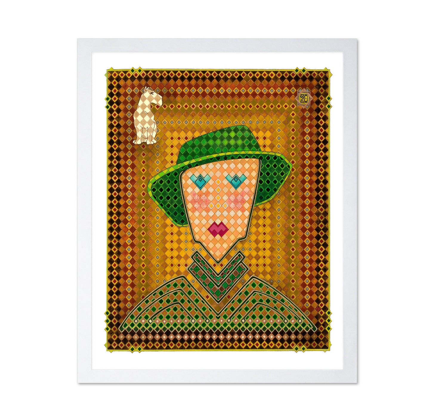 Geometric Lady Portrait