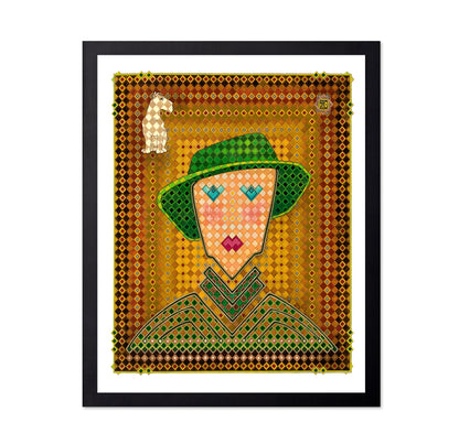 Geometric Lady Portrait