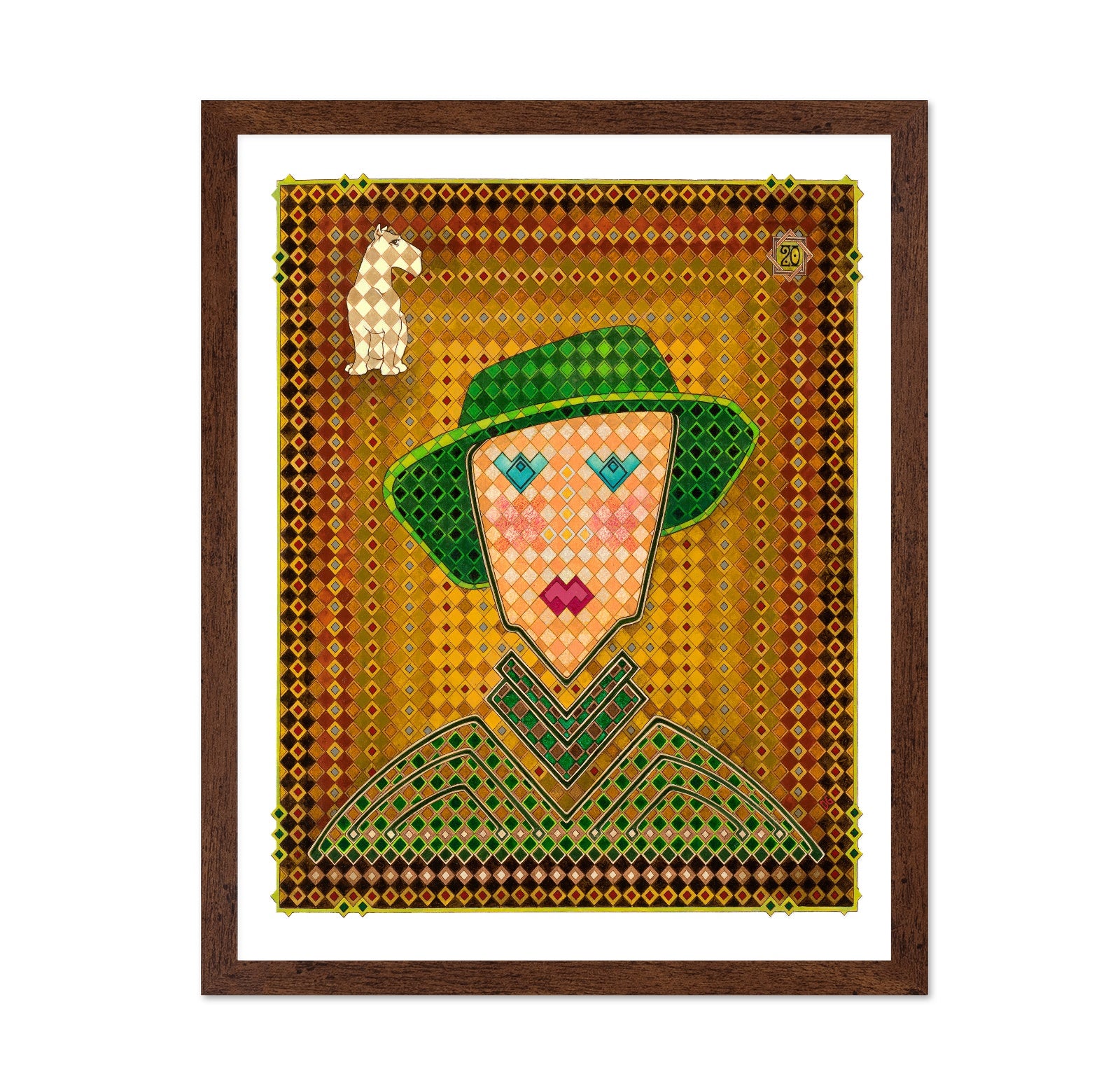 Geometric Lady Portrait