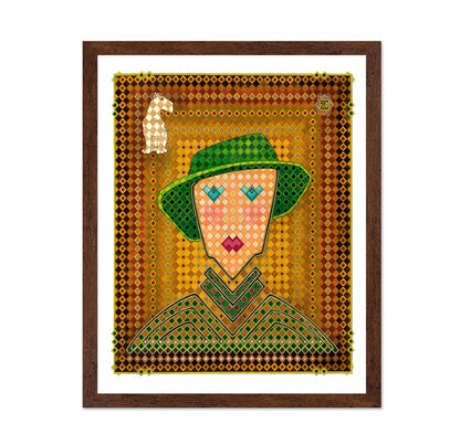 Geometric Lady Portrait