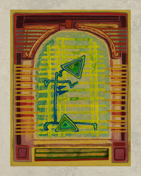 Abstract Tribal Figure