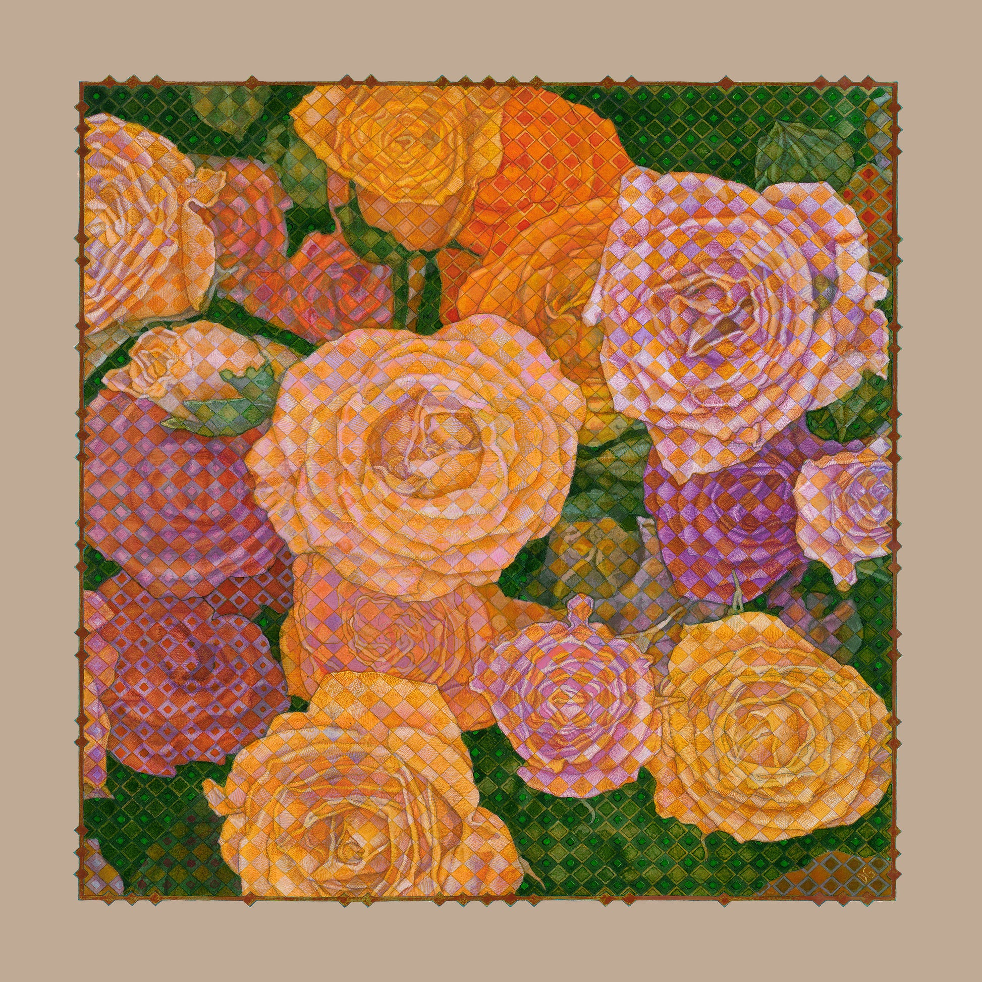 Colorful Rose Garden
