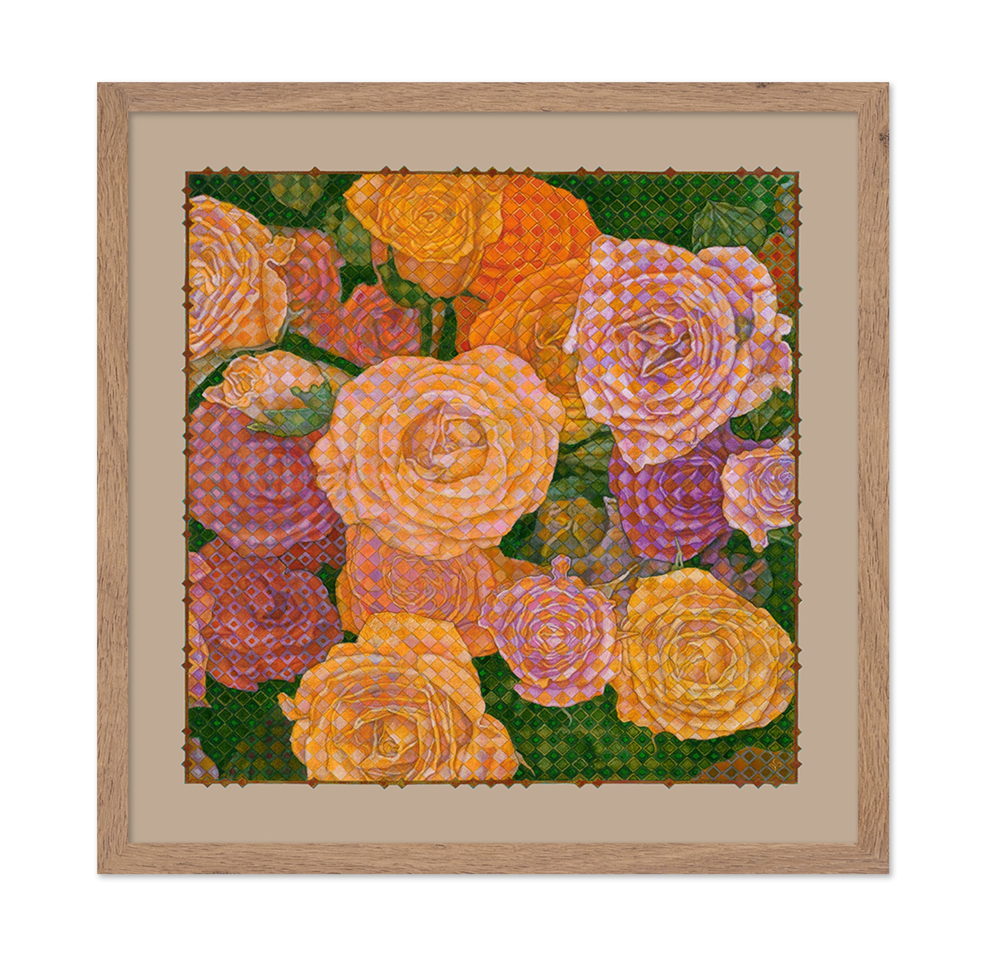 Colorful Rose Garden