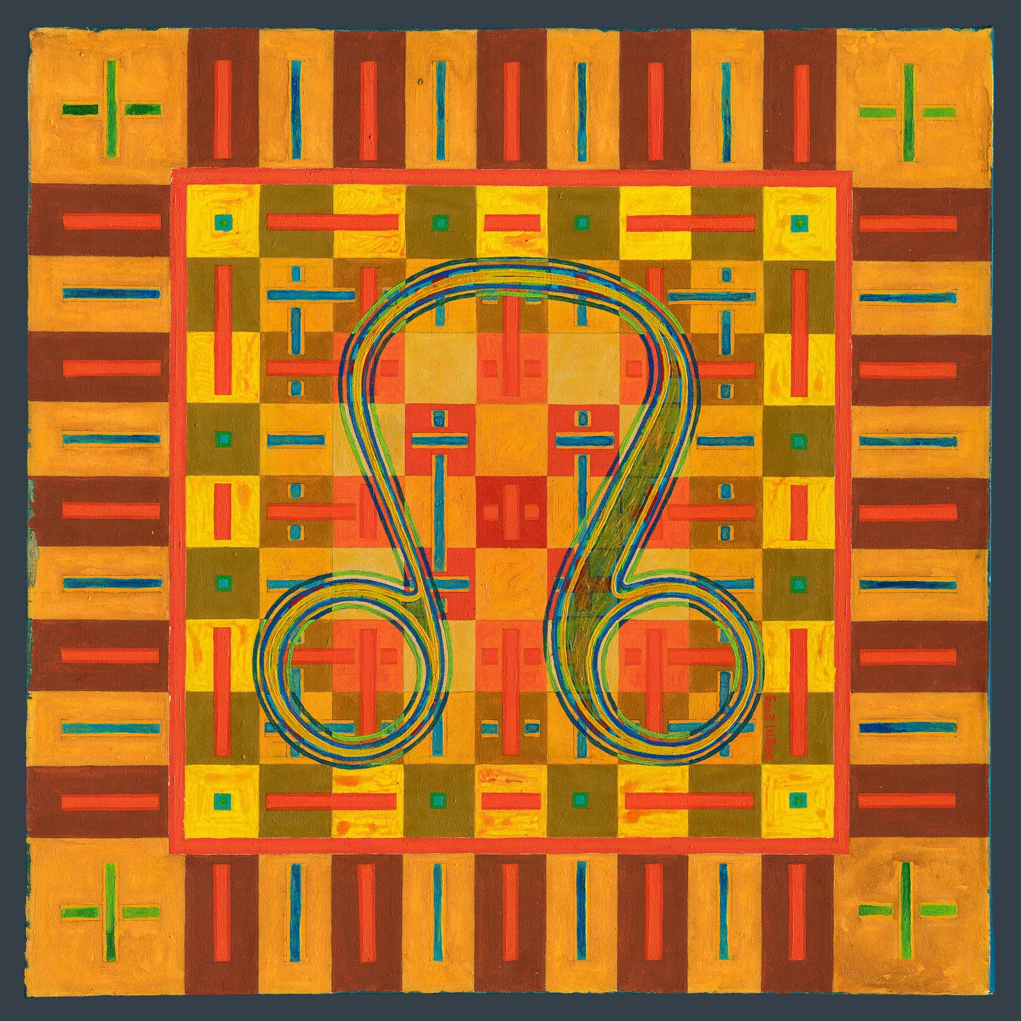 Zodiac Symbol Pattern