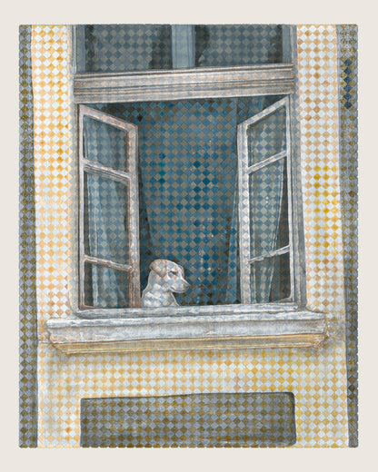 Dog Window View