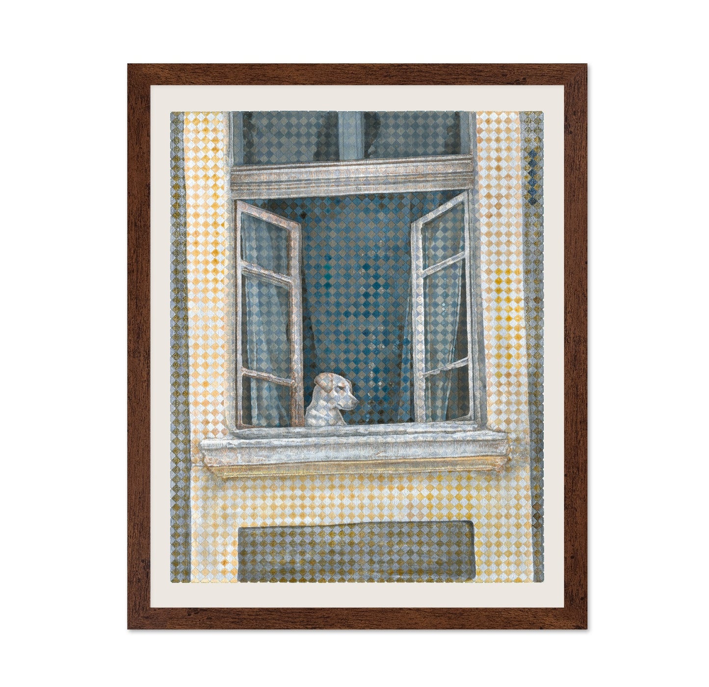 Dog Window View