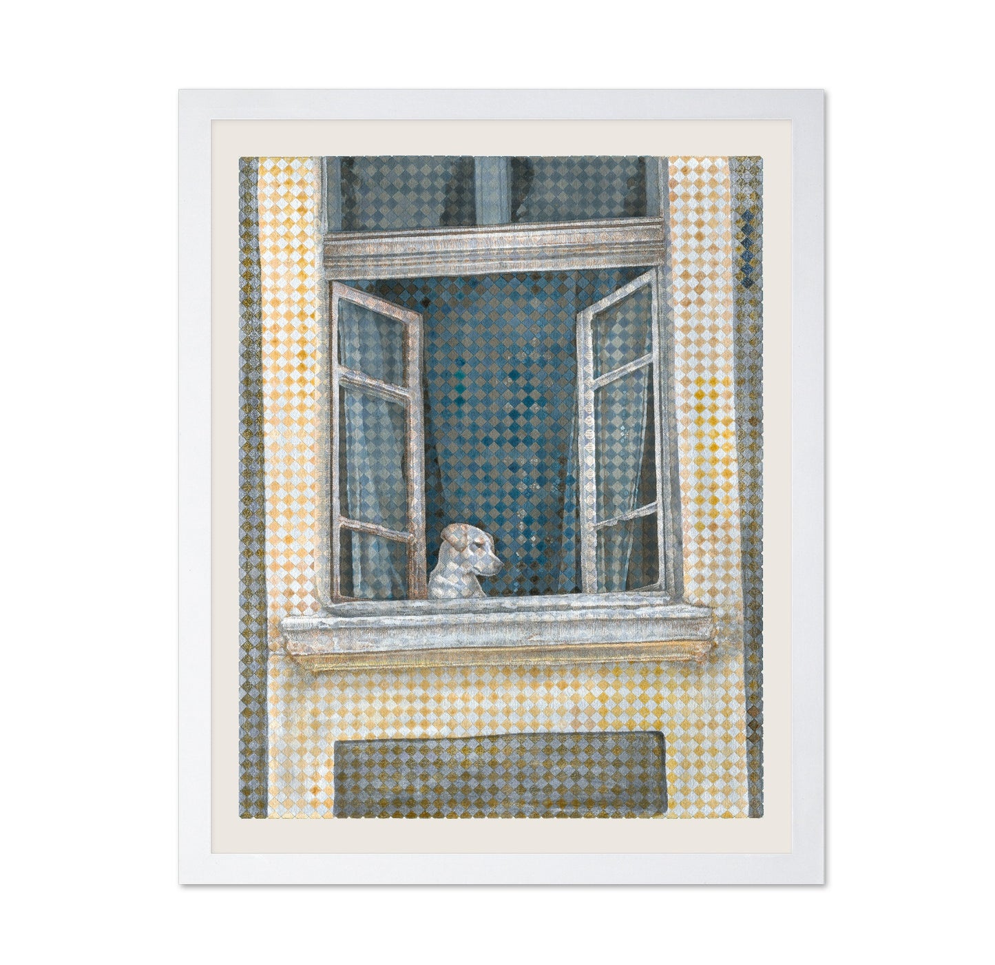 Dog Window View