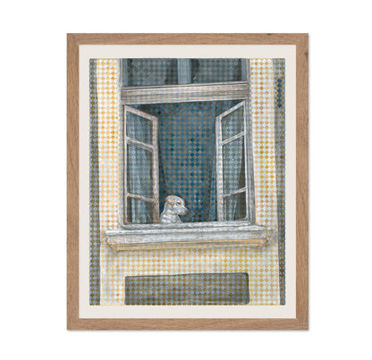 Dog Window View