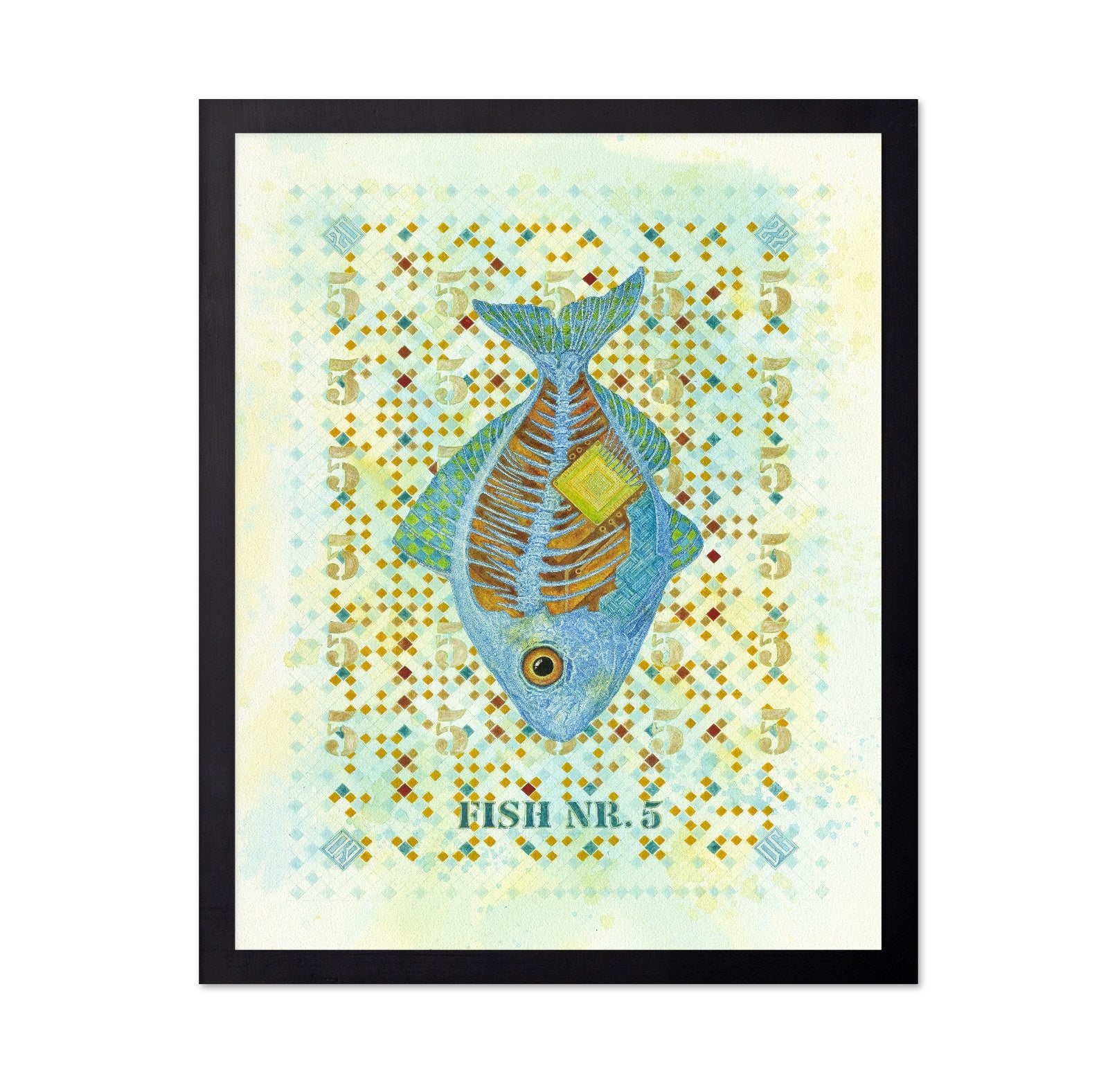 Blue Fish Anatomy