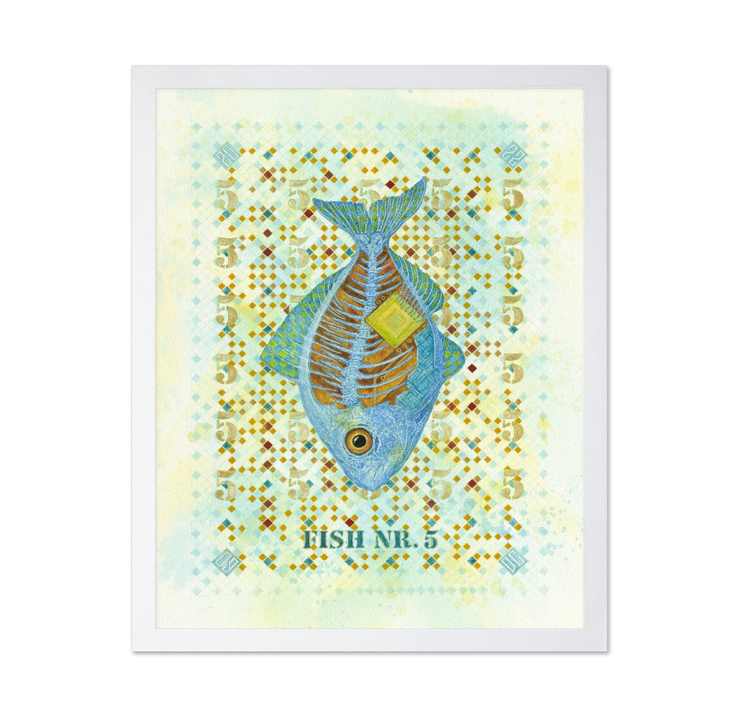 Blue Fish Anatomy