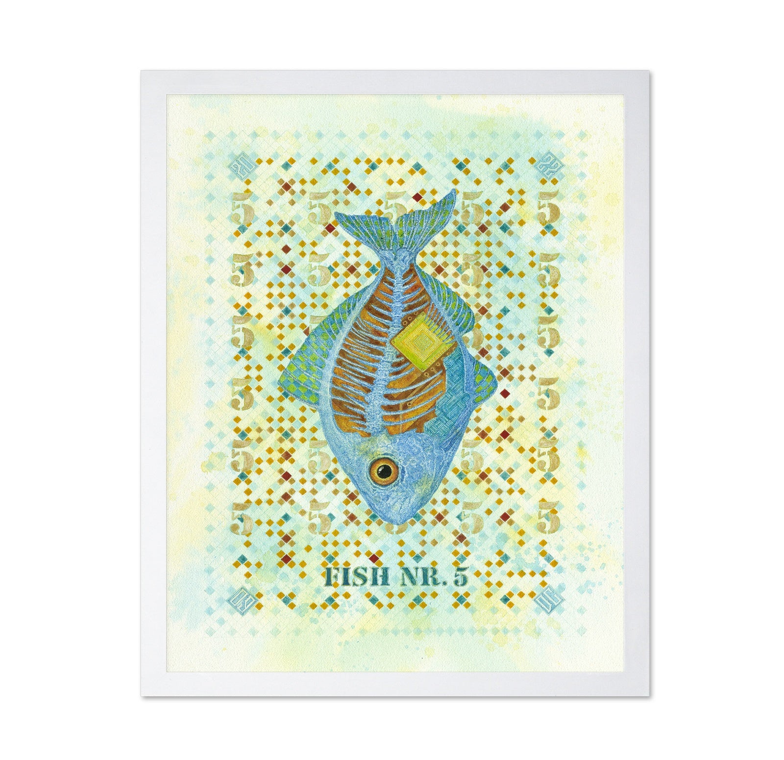 Blue Fish Anatomy