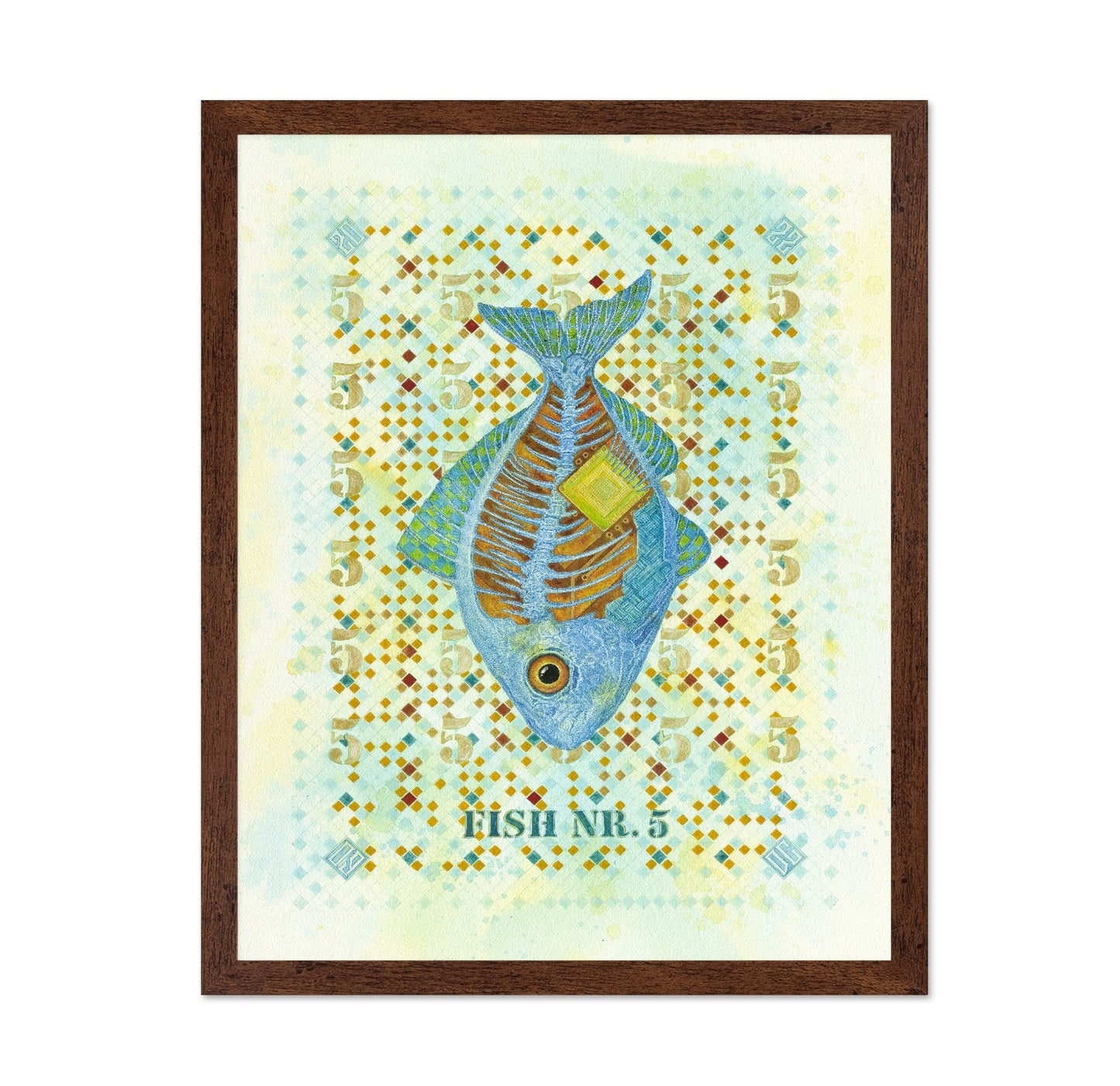 Blue Fish Anatomy