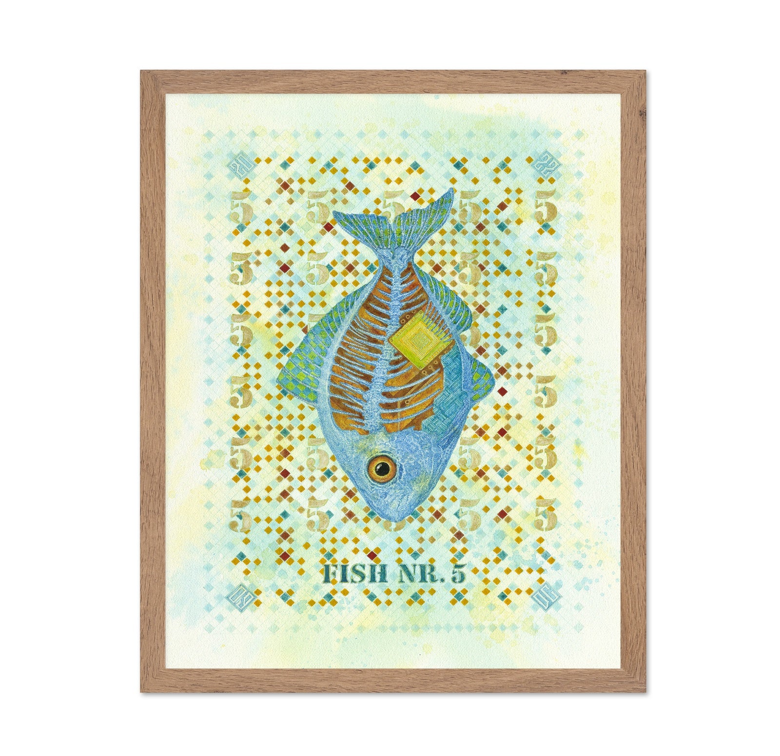 Blue Fish Anatomy