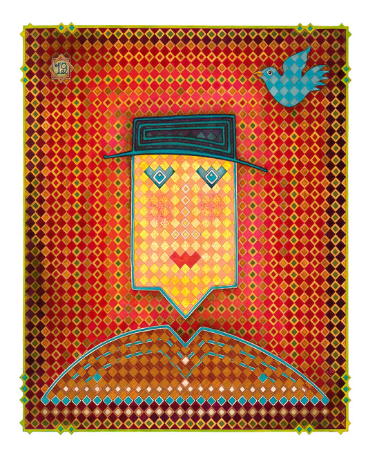 Geometric Face Portrait No2