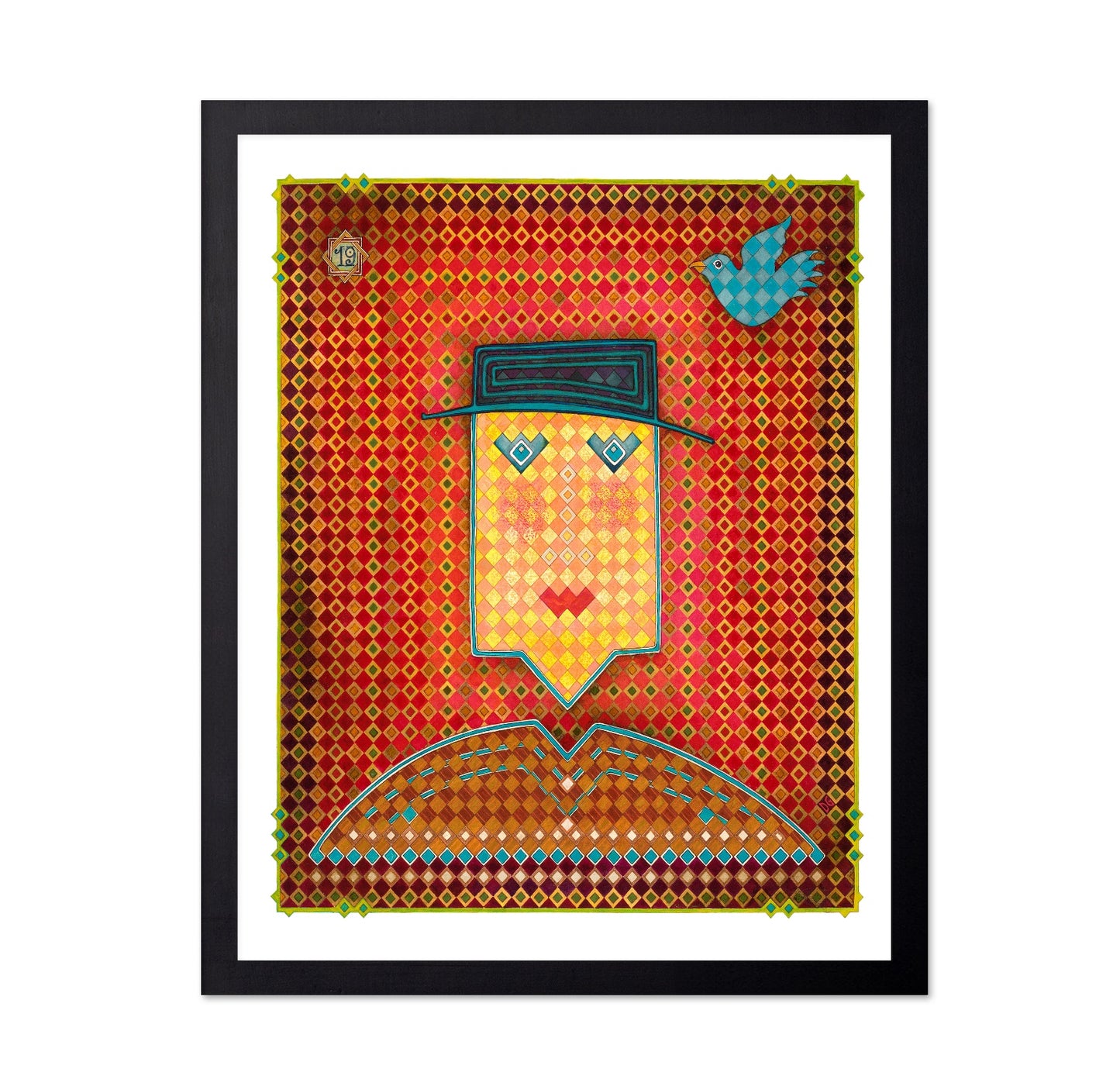 Geometric Face Portrait No2